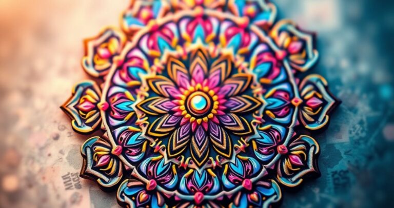 220+ Creative Mandala Art Captions for Instagram in 2025