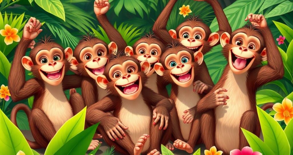 Monkey Captions for Instagram with Friends