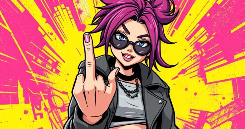 Sassy & Confident Middle Finger Captions