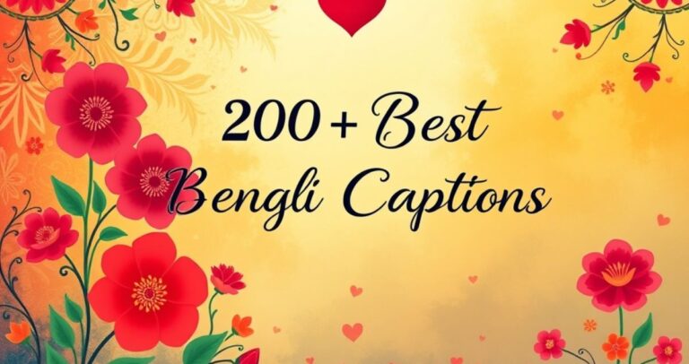 200+ Best Bengali Captions for Instagram to Express Love, Life & Laughter