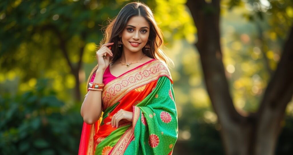 Desi Saree Captions for Instagram