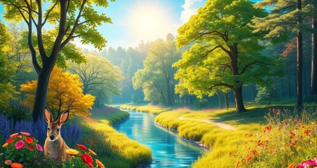 Nature Happy Captions