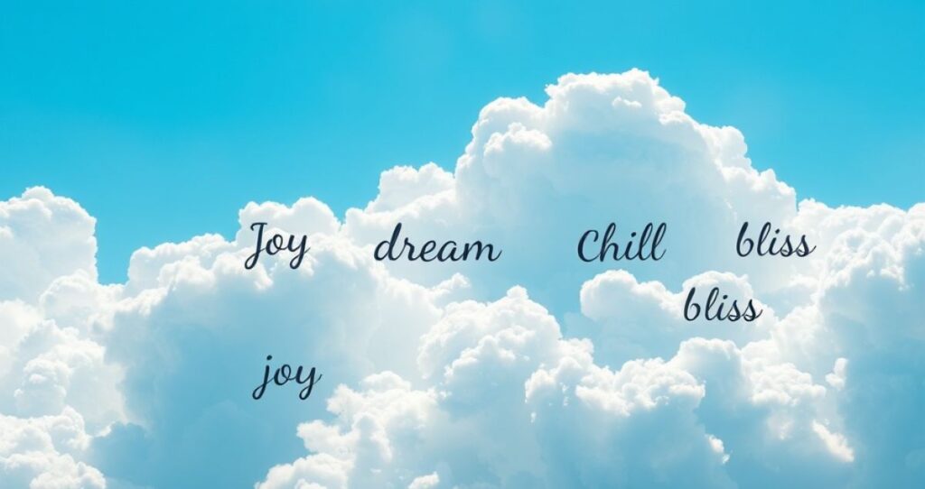 One-word Clouds Captions for Instagram