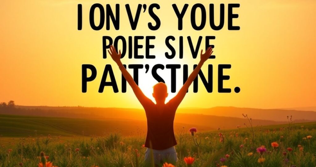 Positive Attitude Captions