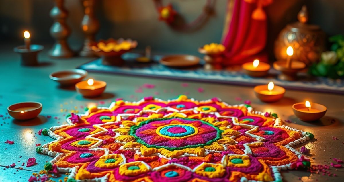 Top 380+ Rangoli Captions for Instagram to Brighten Your Feed in 2025