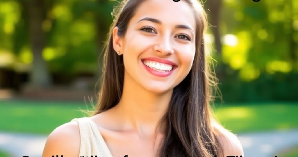 Smiling Through Tough Times Captions